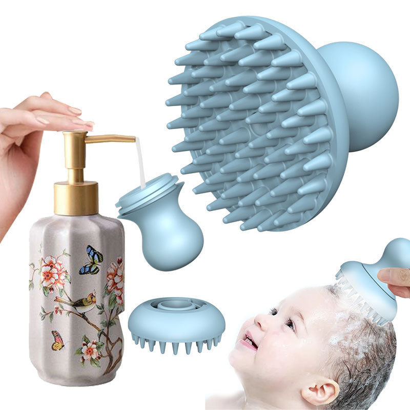 Baby Universal Removable Subpack Silicone Shampoo Brush