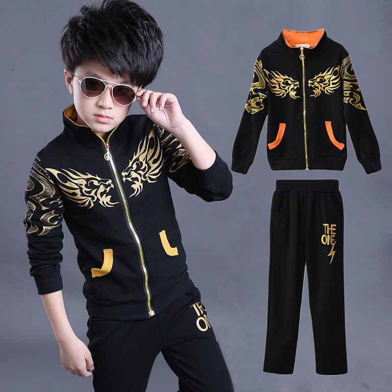 Sports suit children boy suit children clothes sweat shirt jacket