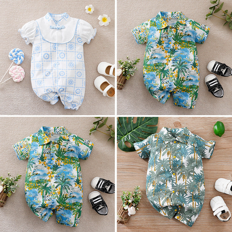 Summer Baby Boy Gentleman Jumpsuit