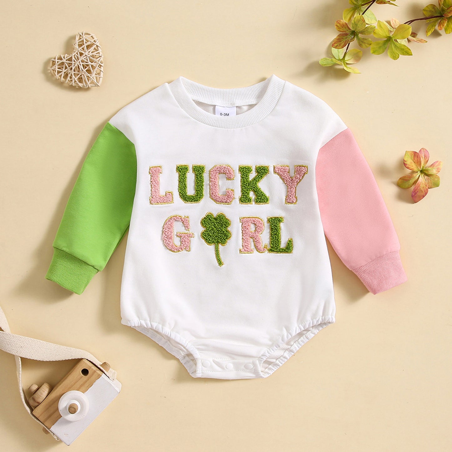 Letter Pattern Baby Cute Rompers Jumpsuit