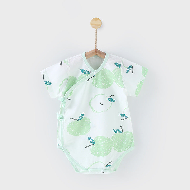 Pure Cotton Boneless Baby Jumpsuits Triangle Rompers