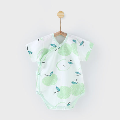 Pure Cotton Boneless Baby Jumpsuits Triangle Rompers