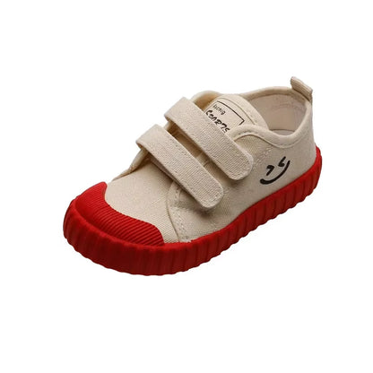 Кроссовки Детские Kids Canvas Shoes Korean Contrast Casual Shoe Spring Soft Soled Students Shoe Baby Girl Shoe Teniszapatos Niña