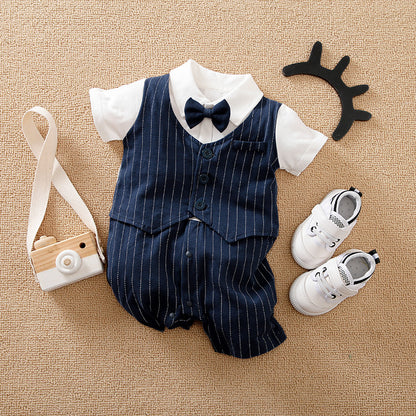 Summer Baby Boy Gentleman Jumpsuit